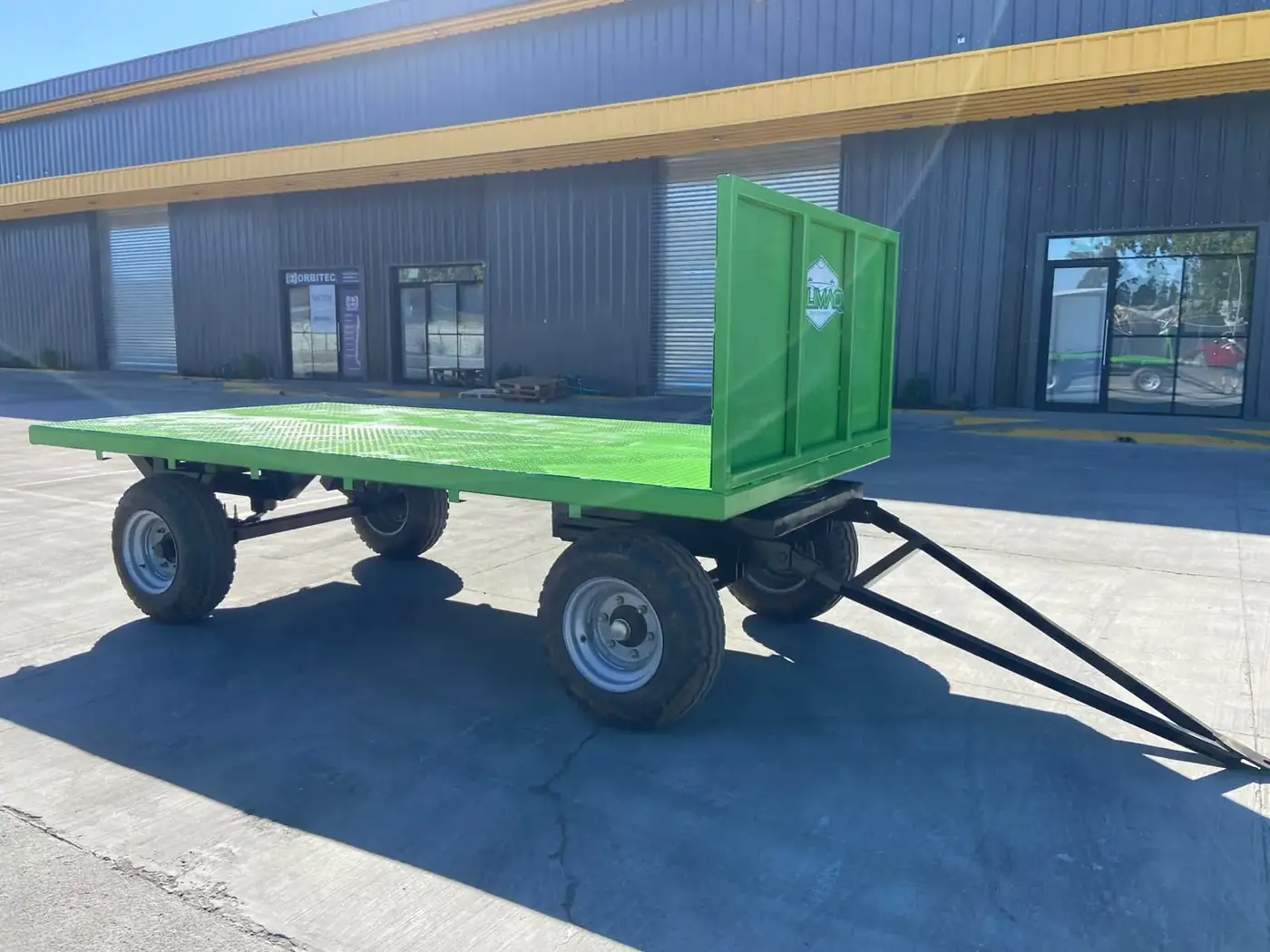 Carro agrícola verde ALIMAQ