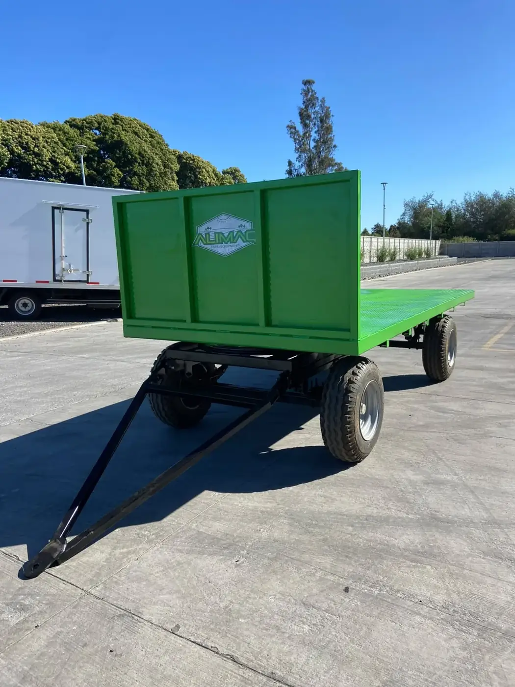 Carro agrícola verde ALIMAQ